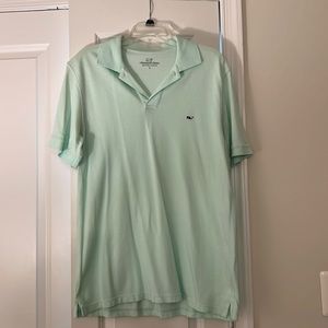 Men’s Vineyard Vines Polo - Seafoam Green, Large